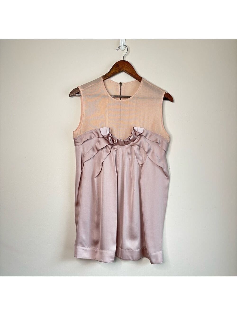 Stella McCartney Silk Blouse Dusty Rose Large